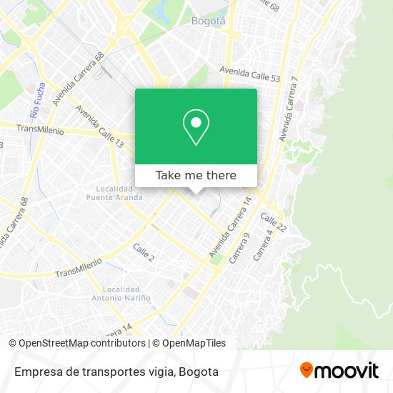 Empresa de transportes vigia map