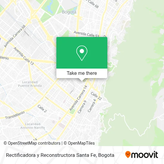 Rectificadora y Reconstructora Santa Fe map