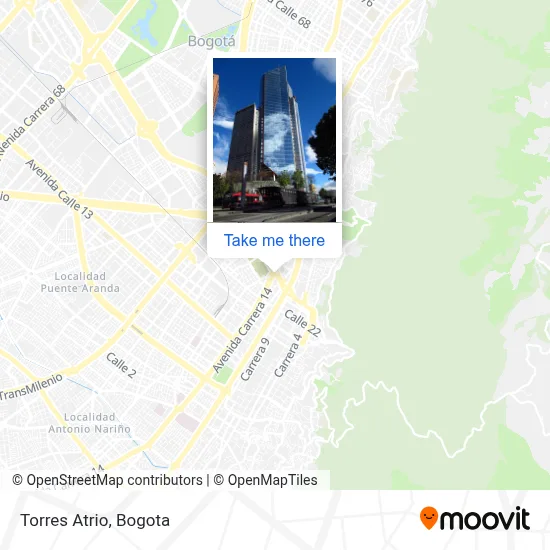 Torres Atrio map