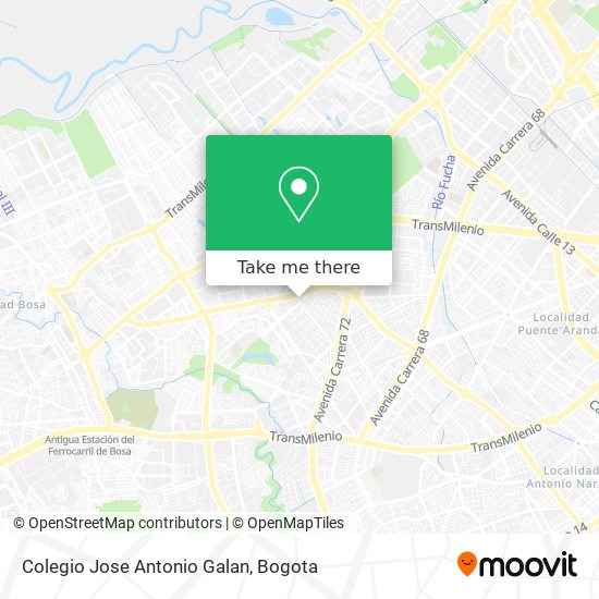 Mapa de Colegio Jose Antonio Galan