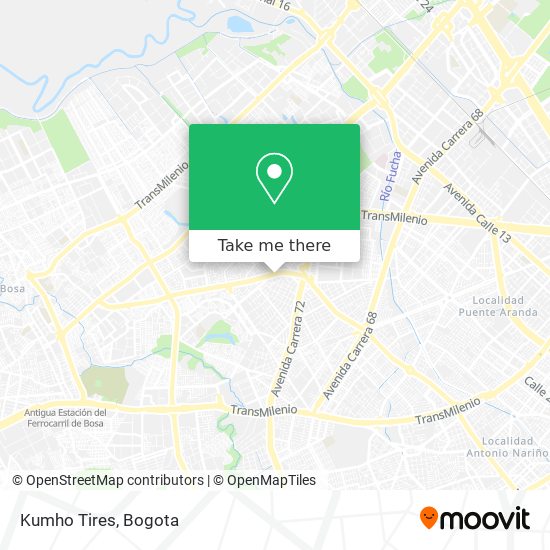 Kumho Tires map