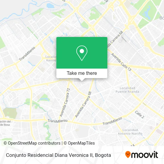 Conjunto Residencial Diana Veronica II map