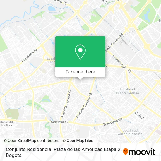 Conjunto Residencial Plaza de las Americas Etapa 2 map