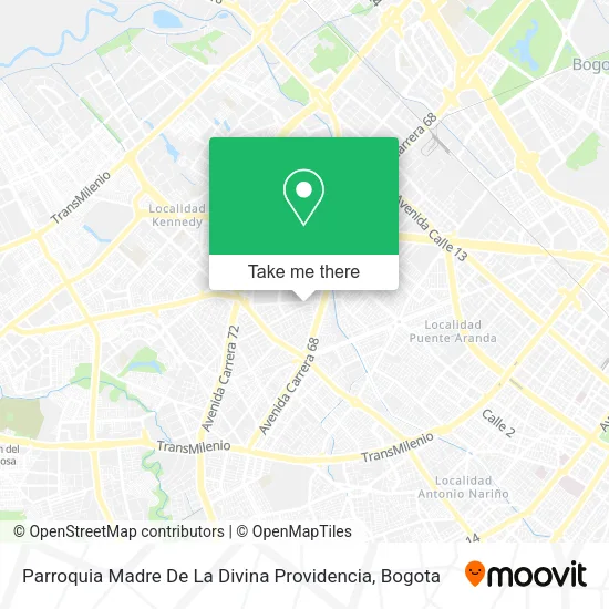 Parroquia Madre De La Divina Providencia map