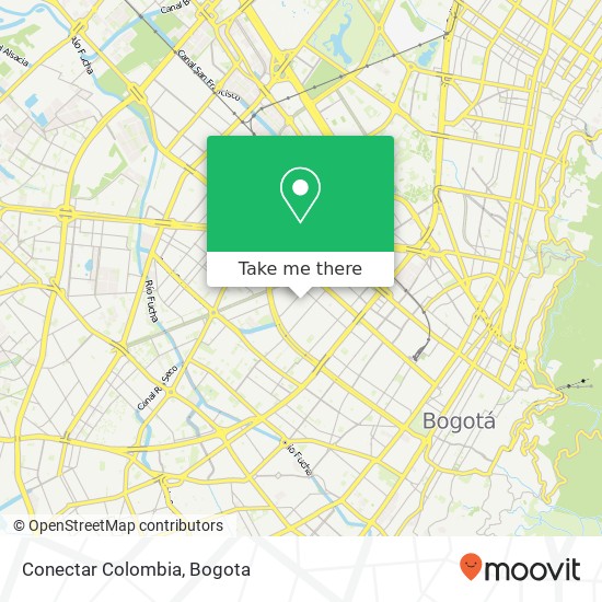 Conectar Colombia map