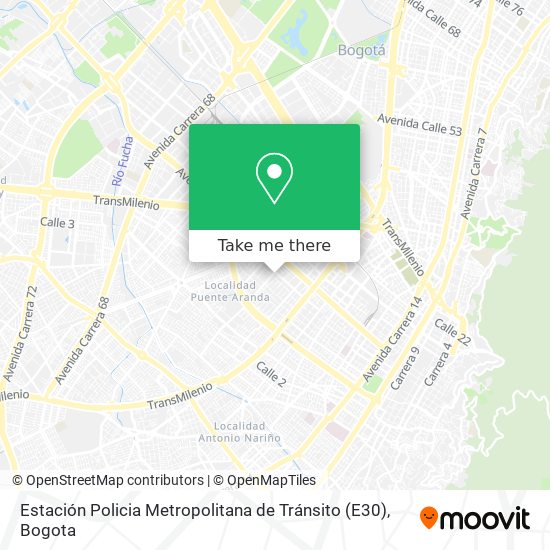 Estación Policia Metropolitana de Tránsito (E30) map