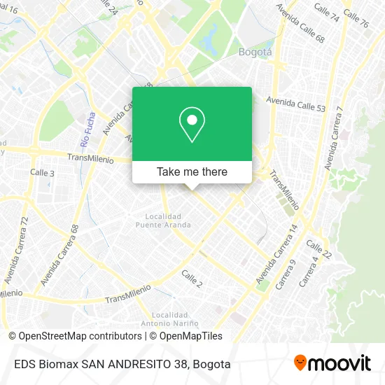 Mapa de EDS Biomax SAN ANDRESITO 38