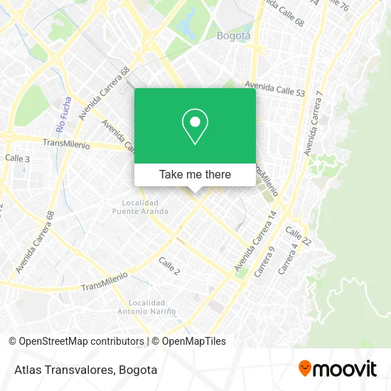 Atlas Transvalores map