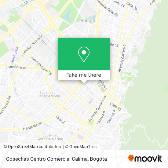 Cosechas Centro Comercial Calima map