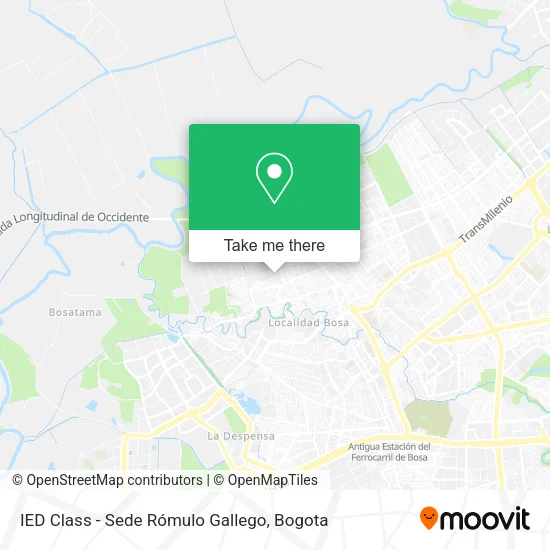 Mapa de IED Class - Sede Rómulo Gallego