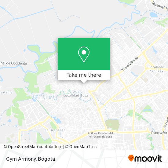 Gym Armony map