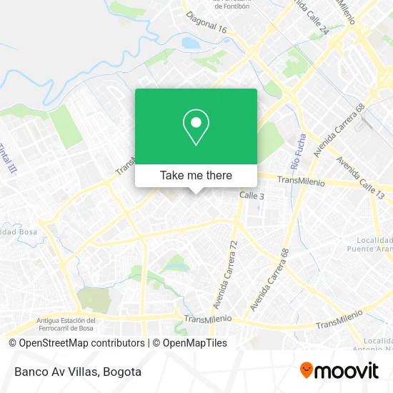 Mapa de Banco Av Villas