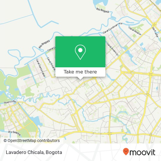 Lavadero Chicala map
