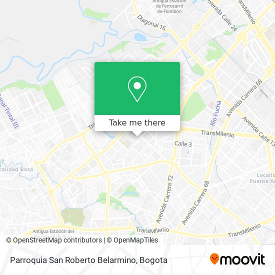 Mapa de Parroquia San Roberto Belarmino