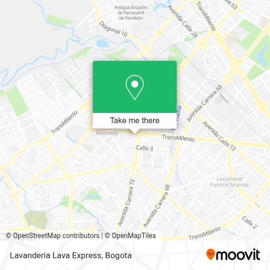 Lavanderia Lava Express map