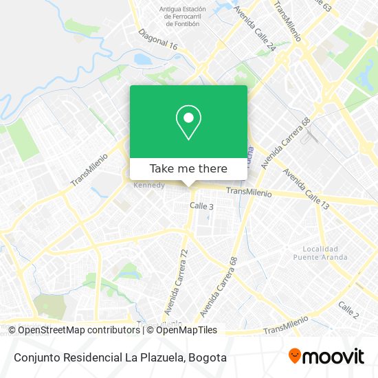 Conjunto Residencial La Plazuela map