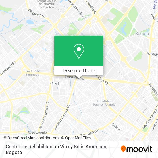 Centro De Rehabilitación Virrey Solis Américas map