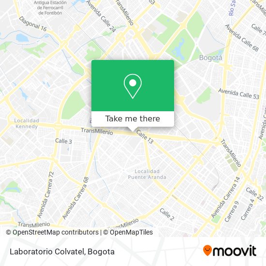 Laboratorio Colvatel map