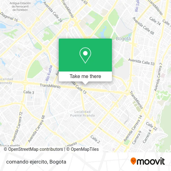 comando ejercito map