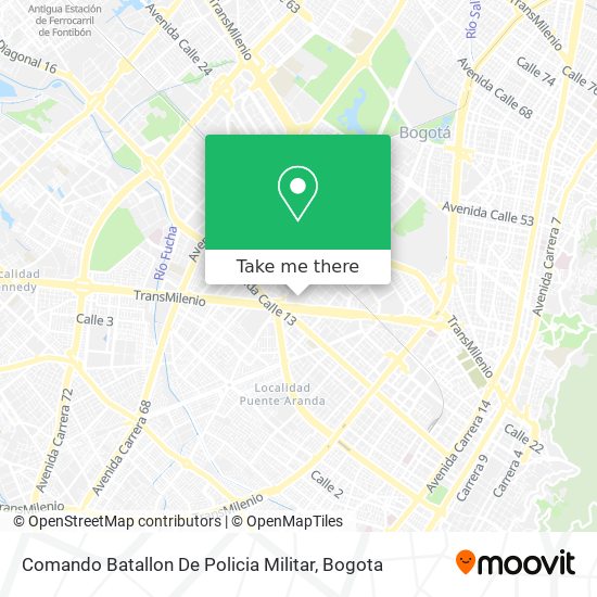 Comando Batallon De Policia Militar map
