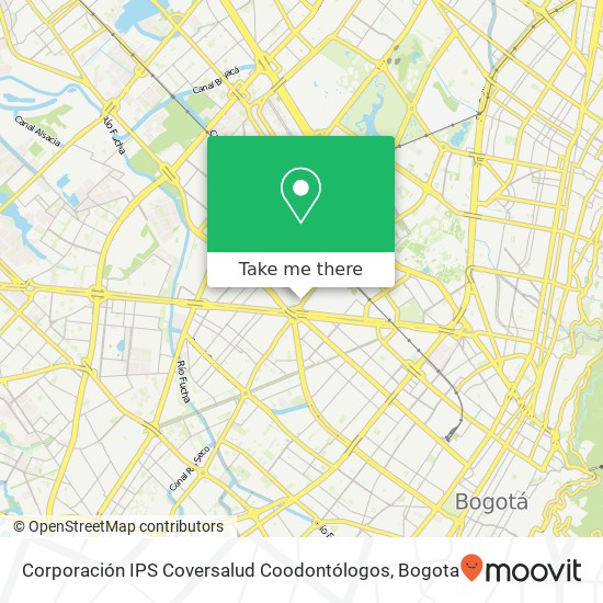 Corporación IPS Coversalud Coodontólogos map