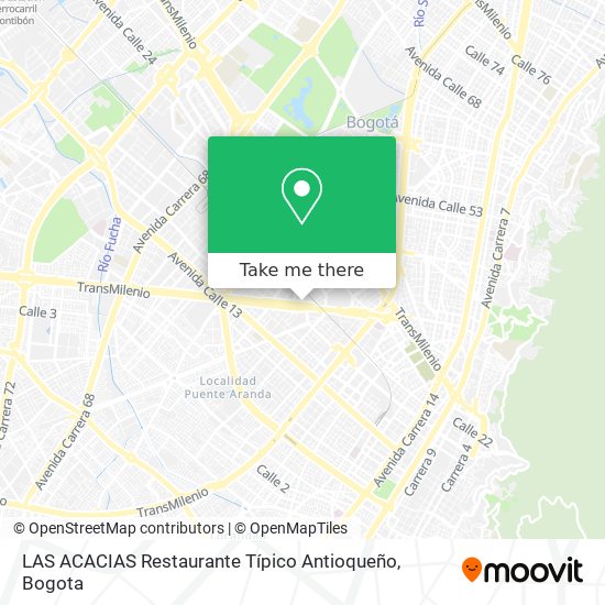 LAS ACACIAS Restaurante Típico Antioqueño map