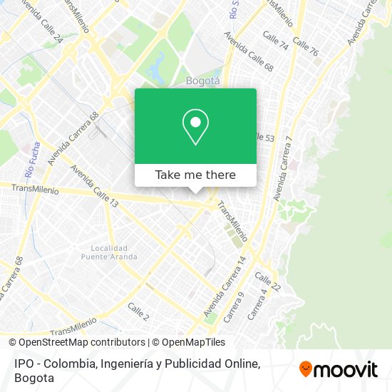 IPO - Colombia, Ingeniería y Publicidad Online map