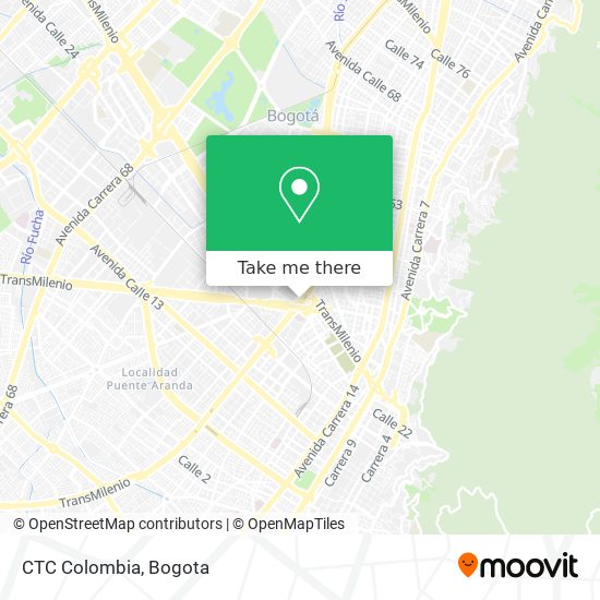 CTC Colombia map