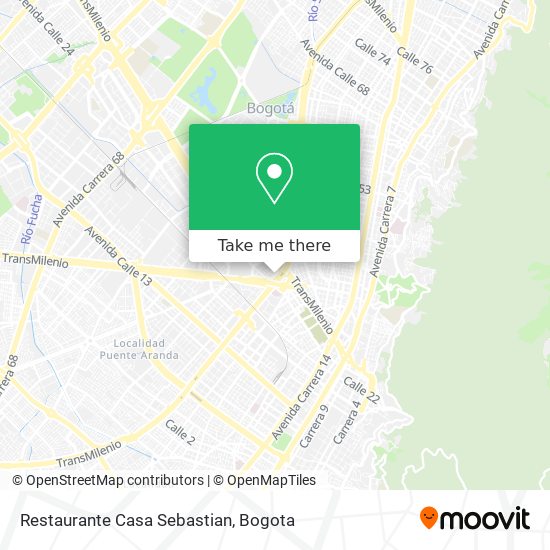 Restaurante Casa Sebastian map