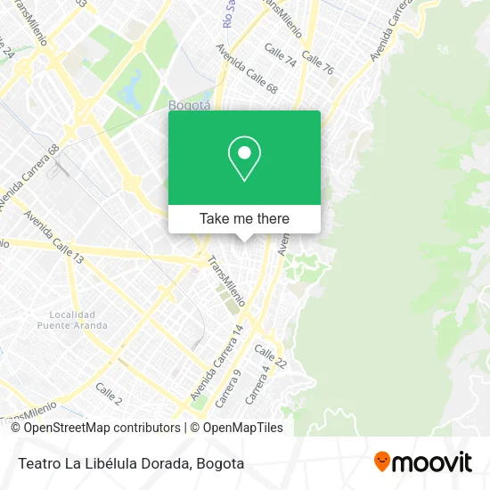 Teatro La Libélula Dorada map