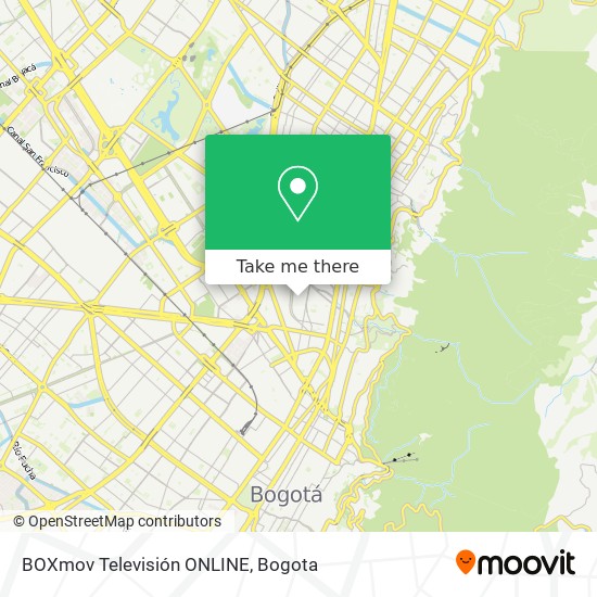 BOXmov Televisión ONLINE map