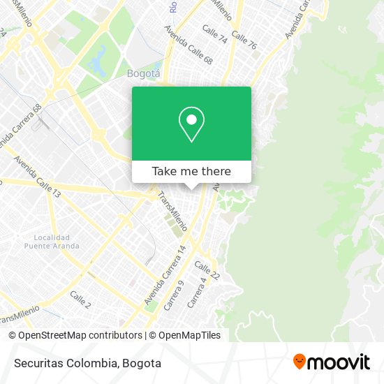 Securitas Colombia map