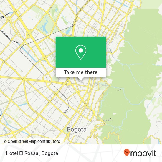 Hotel El Rossal map