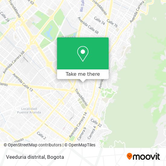 Veeduria distrital map