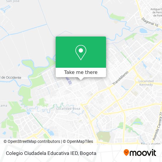 Colegio Ciudadela Educativa IED map