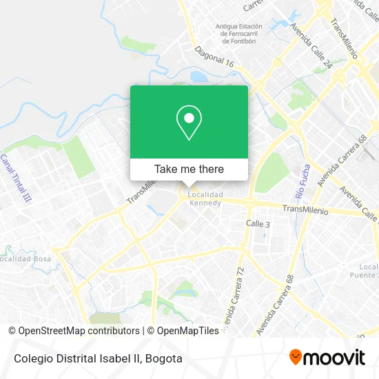 Mapa de Colegio Distrital Isabel II