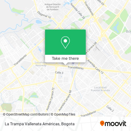 La Trampa Vallenata Américas map