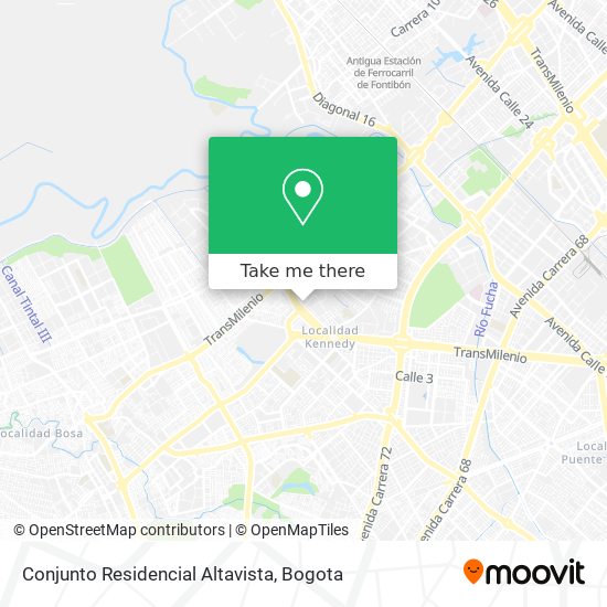 Conjunto Residencial Altavista map