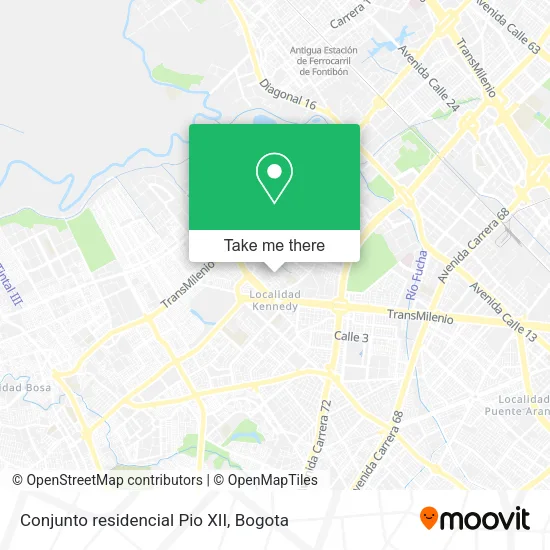 Conjunto residencial Pio XII map