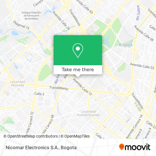 Nicomar Electronics S.A. map