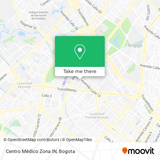 Centro Médico Zona IN map