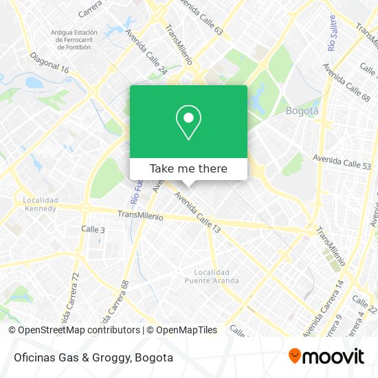 Oficinas Gas & Groggy map