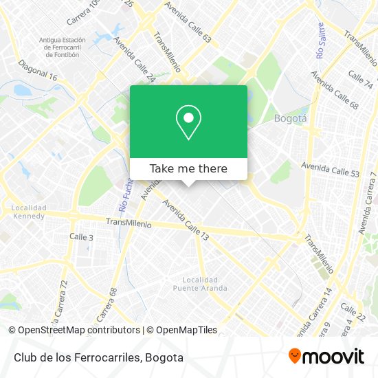 Club de los Ferrocarriles map