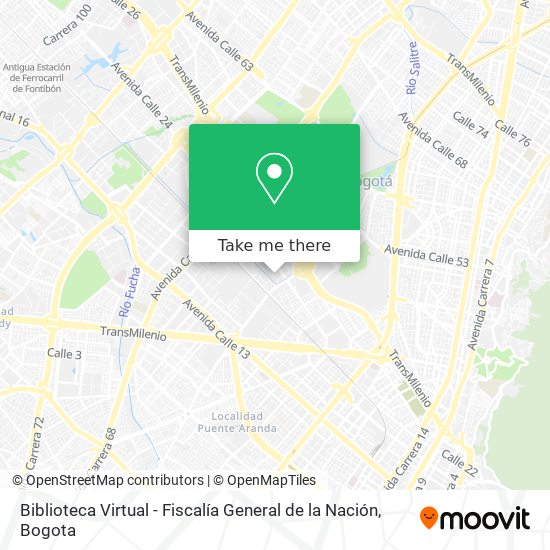 Biblioteca Virtual - Fiscalía General de la Nación map