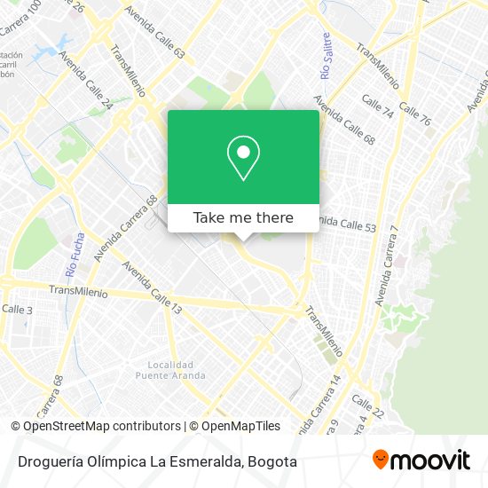Droguería Olímpica La Esmeralda map