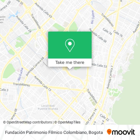Fundación Patrimonio Fílmico Colombiano map