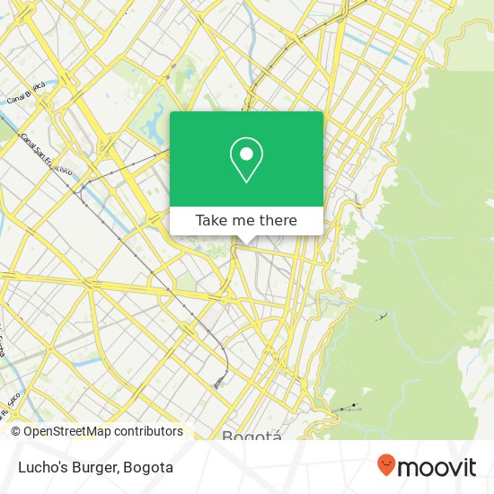 Lucho's Burger map