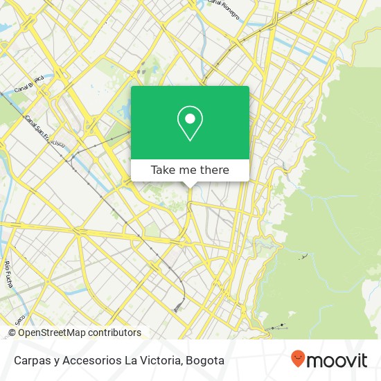 Carpas y Accesorios La Victoria map
