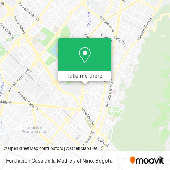 Fundacion Casa de la Madre y el Niño map