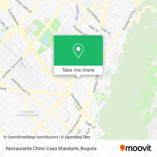 Restaurante Chino Casa Mandarín map